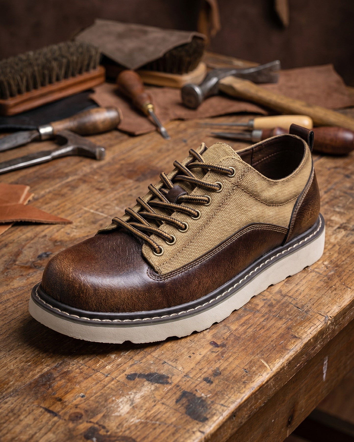 Vittorio Leather Lace-Up Shoe